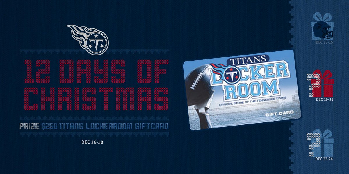 We have ONE MORE $250 <a href="/TitansProShop/">Titans Pro Shop</a> gift card to give away!

Click here if you want it: ttns.co/1NX9Axt