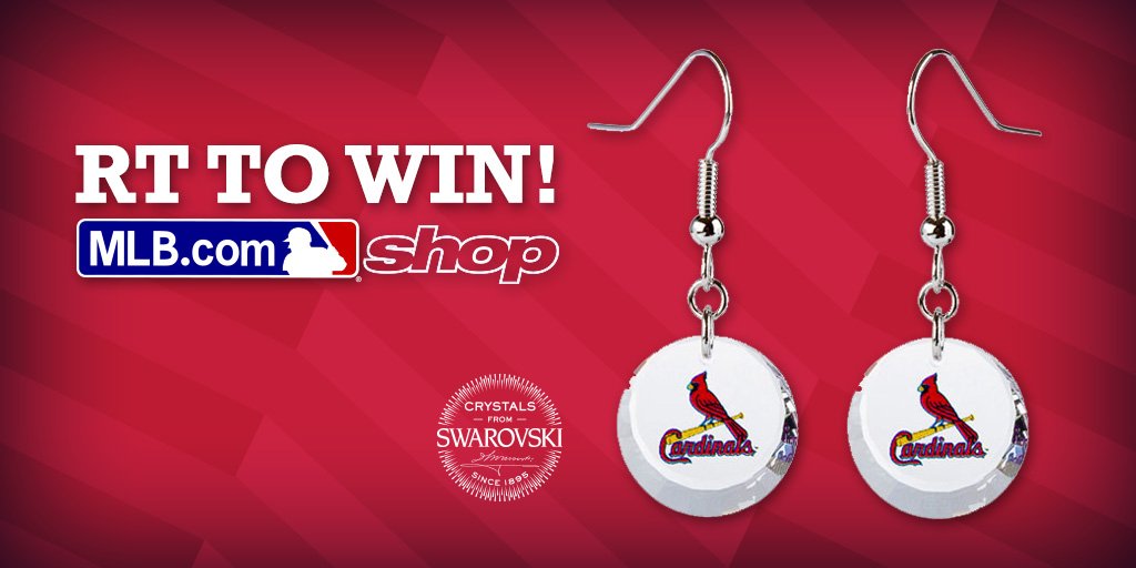 St. Louis Cardinals (@cardinals) on Twitter photo Wear your #STLCards pride all year! RT for a chance to win these @Swarovski earrings from the <a href="/OfficialMLBShop/">MLBshop.com</a>! Wear your #STLCards pride all year! RT for a chance to win these @Swarovski earrings from the <a href="/OfficialMLBShop/">MLBshop.com</a>!