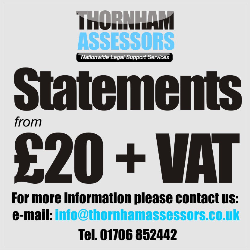 CFASign's tweet image. For more information please e-mail : info@thornhamassessors.co.uk