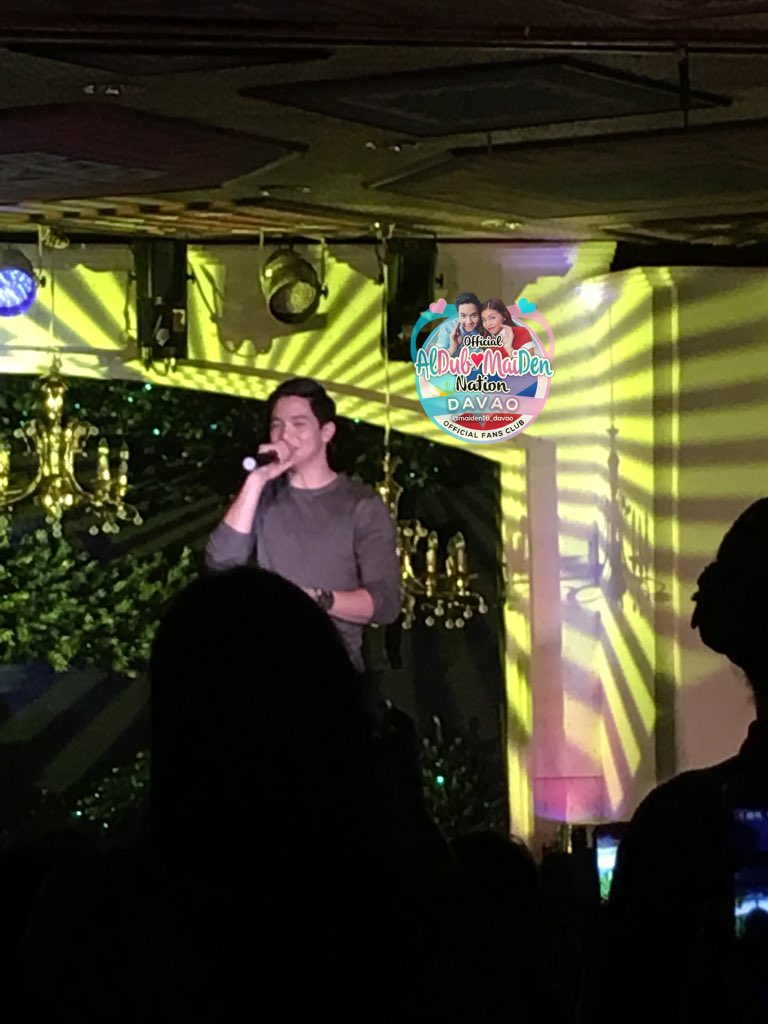 maiden16_davao's tweet photo. Alden's opening song: Thinking Out Loud.
#MyBebeLoveLiveInDavao https://t.co/CampAl2eF8