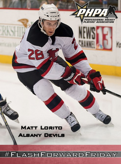 thephpa's tweet photo. #FFF With 21 pts in 25 games, @AlbanyDevils LW @19Lorito could be in line for a shot with @NHLDevils https://t.co/BYjexHJNUm