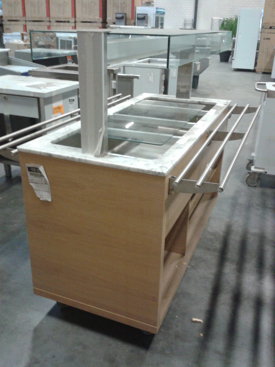 Verrijdbare Bain marie unit!
RVS/Hout met granieten werkblad
Nu slechts € 1450,-!
Bel voor informatie 0527-611817