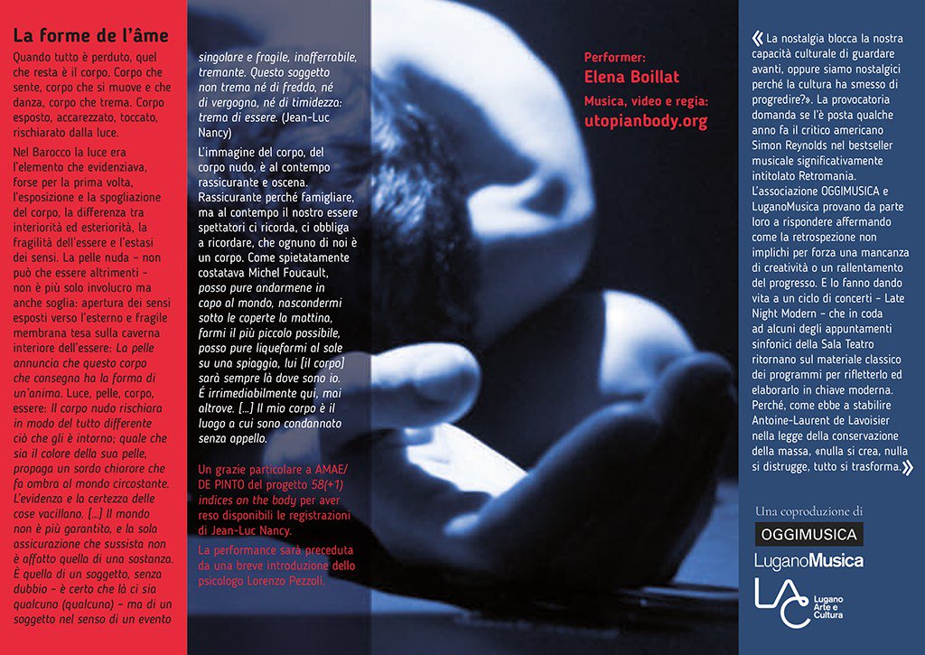 AMAE/DE PINTO contribution for La forme de l’âme – LAC Teatrostudio Lugano Switzerland. 58indicesonthebody.wordpress.com/2015/12/18/ama…