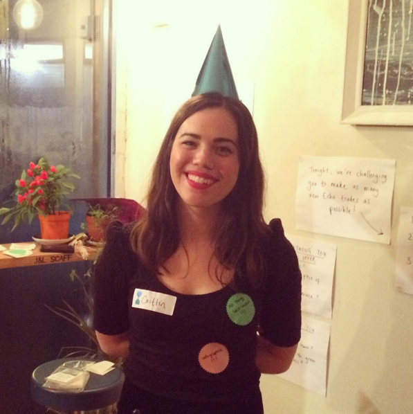 economyofhours's tweet photo. @hackneytours @hirstrauss @HubSixtySeven @MrBakeyUK We <3 this snap of @caitlin_ross  the Echo Elf! https://t.co/SRG05FY5mA