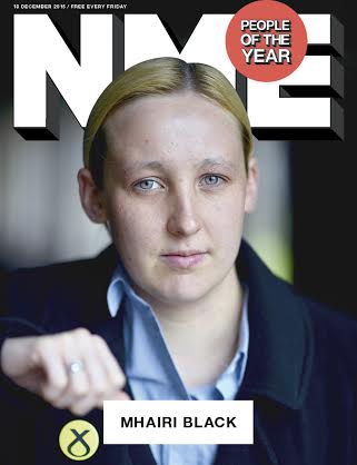 NME's tweet image. This is one impressive 21 year old, read why Mhairi Black is one of our People Of The Year nmem.ag/W4fqW