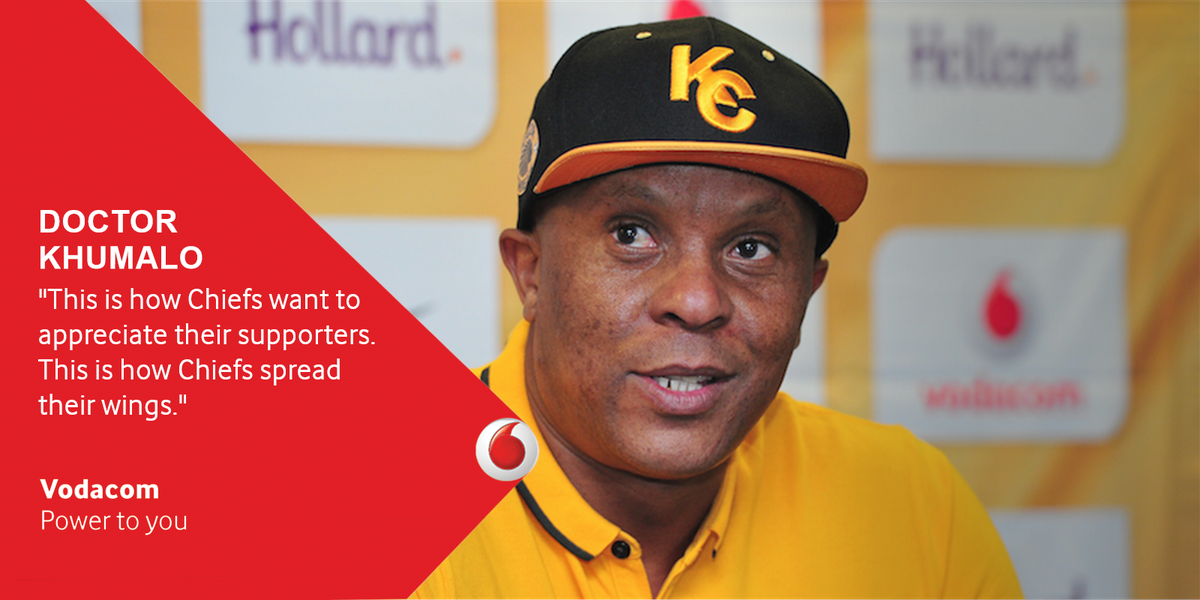 VodacomSoccer's tweet photo. Amakhosi legend, Doctor Khumalo on @KaizerChiefs playing 3 home games in Cape Town. #KCSummerTour https://t.co/4IkqUJ0LrQ