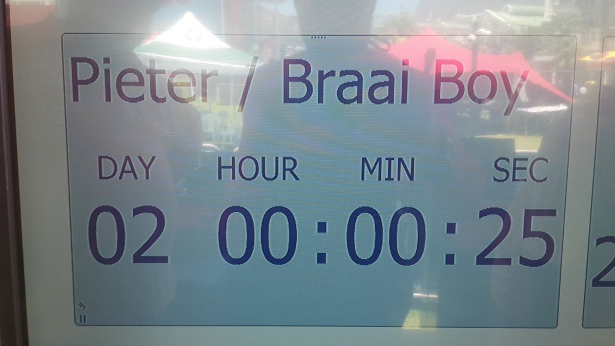 *high-5* <a href="/PietervanDalen/">Pieter van Dalen</a>. .. 48hrs of continuous braaing... we're past halfway now! #BraaiPolar #GuinnessWorldRecord