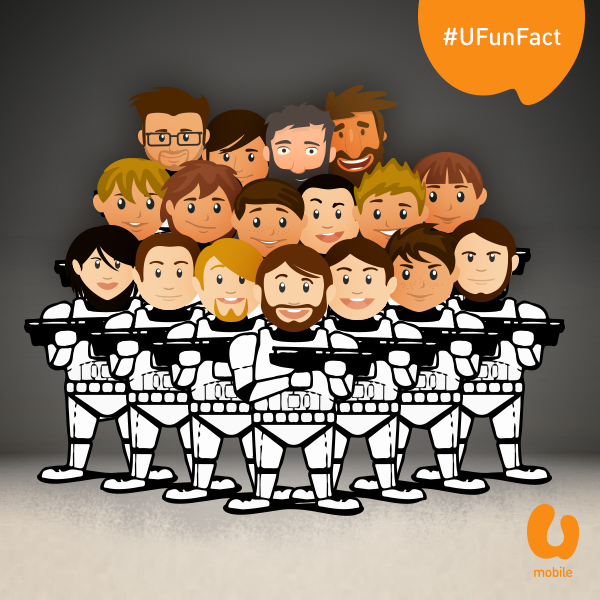 umobile's tweet photo. Most Stormtroopers in Star Wars films were humans since A New Hope debuted in 1977 https://t.co/VciBDwF5uS #UFunFact https://t.co/YZVqO4THci