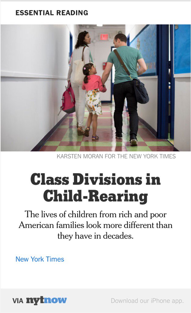 wmst2010's tweet photo. Class Differences in Child-Rearing Are on the Rise – via @NYTNow https://t.co/FsskteiiWl https://t.co/Vkt90lFfTw