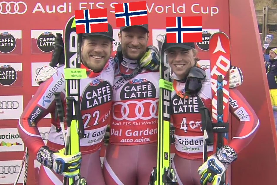 SVTSport's tweet photo. Inte i alpint också... Norge, Norge, Norge i topp https://t.co/aVeXSfwyKl https://t.co/OxkdZVxfff