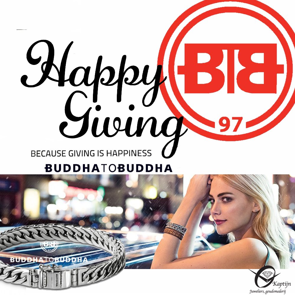 #BuddhatoBuddha  #Cadeautip #Happy #Christmas #Kaptijn_juweliers #Emmeloord Because giving is #happiness