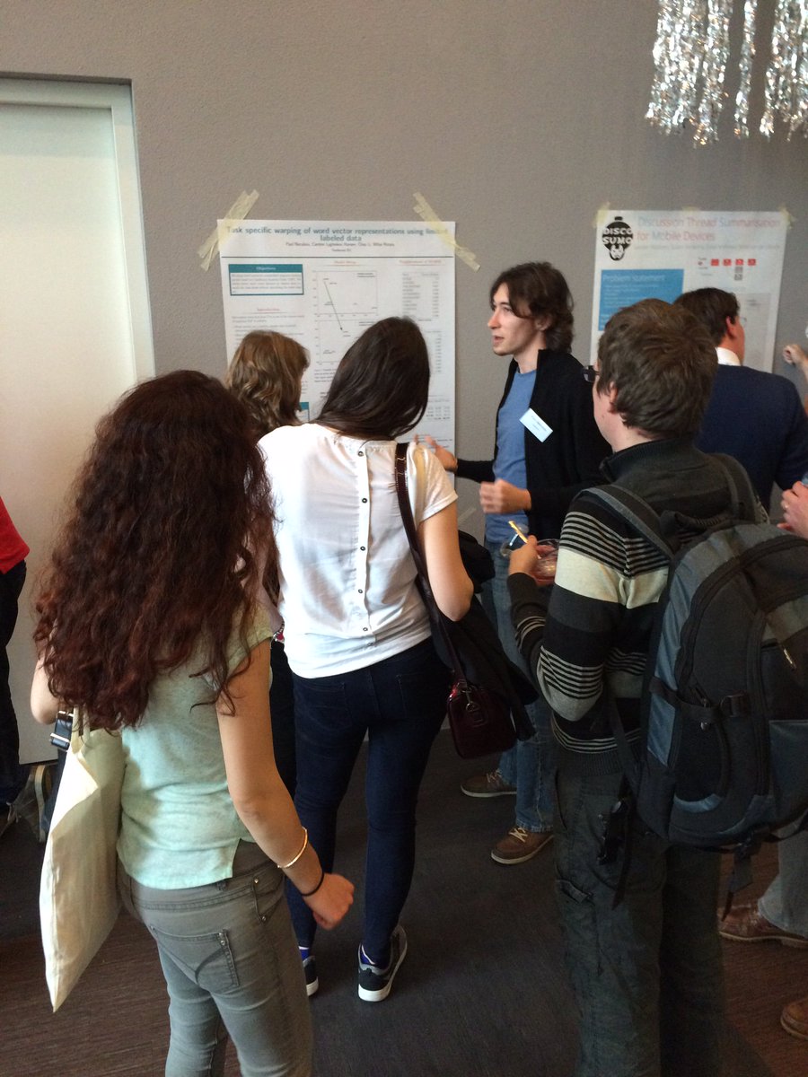 Textkernel's tweet image. Great to see lots of interest for our #ResearchEngineer Paul&apos;s poster: &apos;#Deeplearning for #CVparsing&apos; at #clin26!