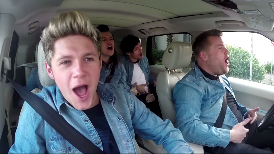 AsiaPop40's tweet photo. #NoControlVideo 📹 finally happened‼️ Choreographed by the 1 & only @JKCorden #1DCarpoolKaraoke 👌💕 https://t.co/1DOFr7DllG