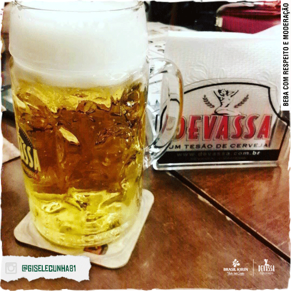 #TudoSeriaMelhorSe fosse acompanhado de um chope Devassa.