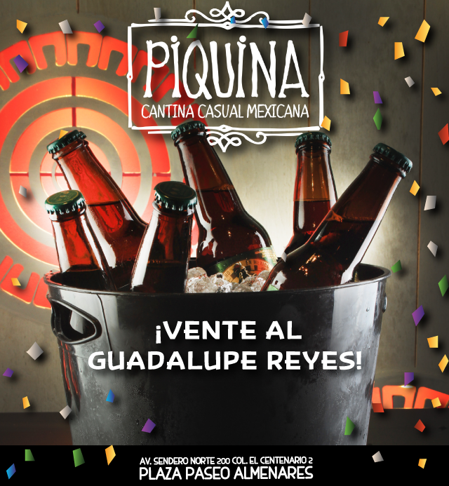 ¡Que no pare la fiesta! En tu #CantinaCasualMexicana te estamos esperando con el mejor sabor mexicano #Piquina