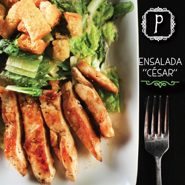 Ven y prueba nuestra deliciosa “Ensalada César con pollo” en tu #CantinaCasualMexicana #Piquina