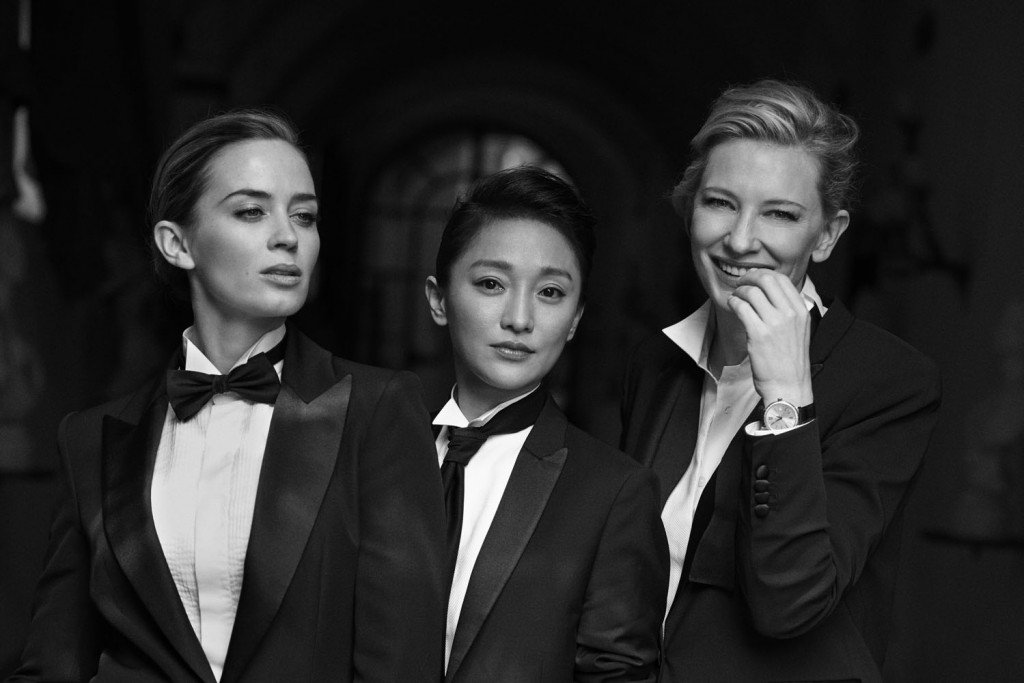 isaroch's tweet photo. Women in suits 2 by #PeterLinbergh    #CateBlanchett #EmilyBlunt  #ZhouXun #photography #art #fashion https://t.co/ZbKTrTWhes