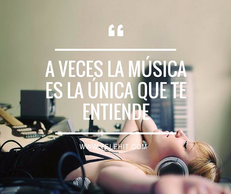 telehit_musica's tweet image. "A veces la música es la única que te entiende"