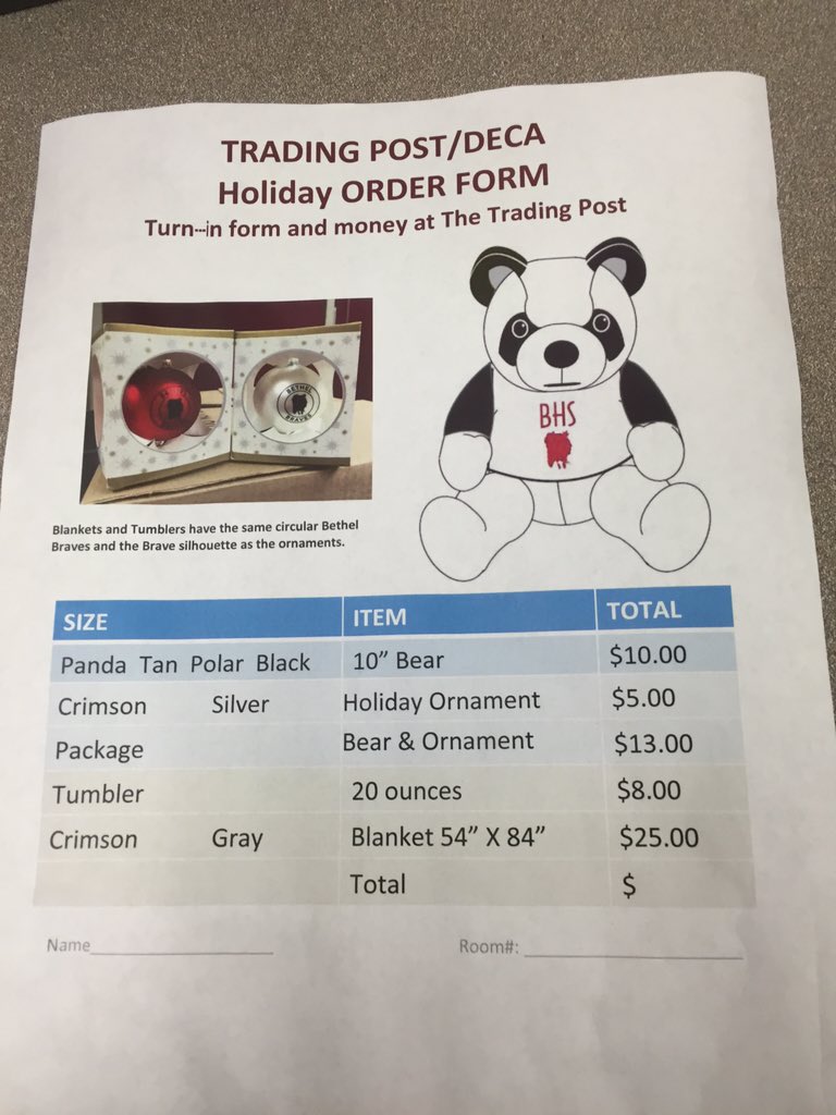 BStudentstore's tweet photo. WE HAVE BEARS, ORNAMENTS, TUMBLERS, and BLANKETS. Come see us at lunch and the game tonight! https://t.co/OILuS7IlNM