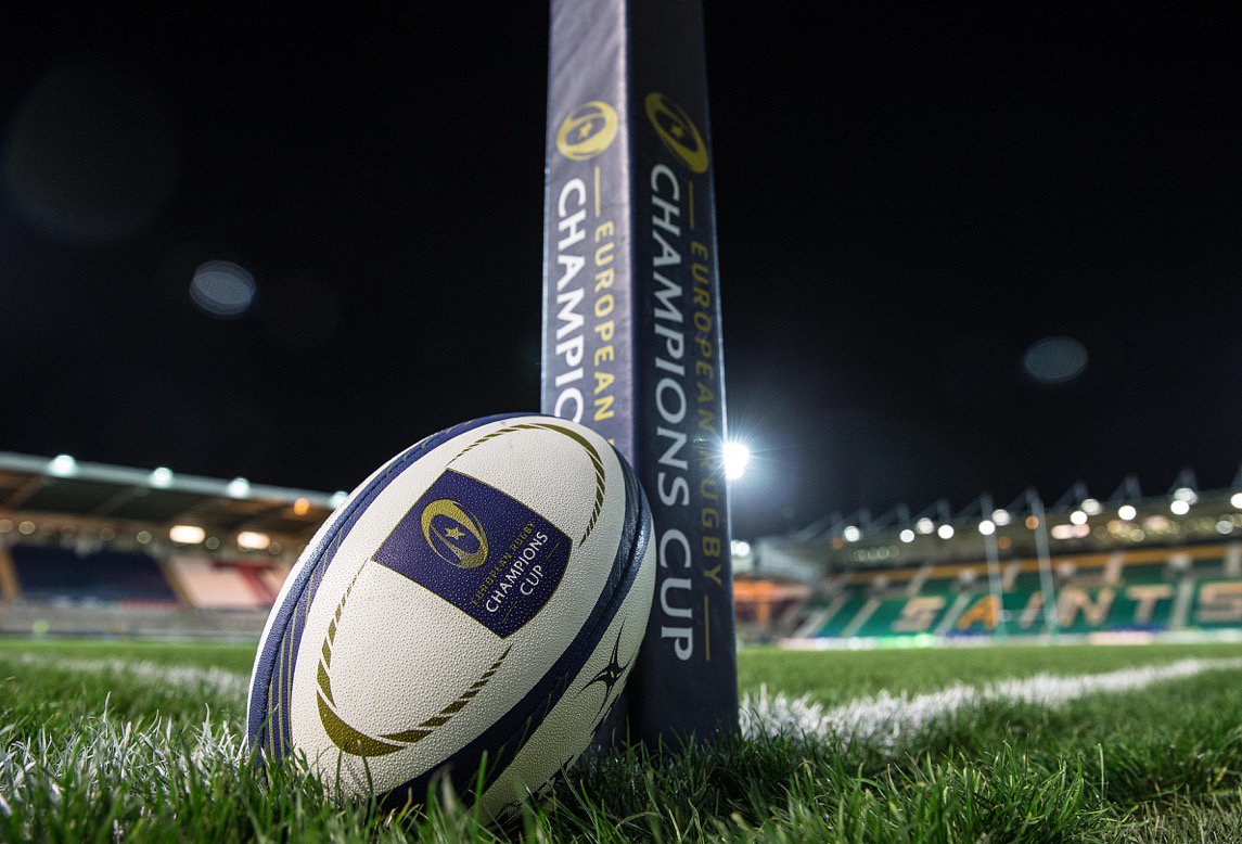 ChampionsCup's tweet image. BEHIND THE SCENES: Big night ahead underneath the #FridayNightLights at Franklin's Gardens #Pool3 #ChampionsCup