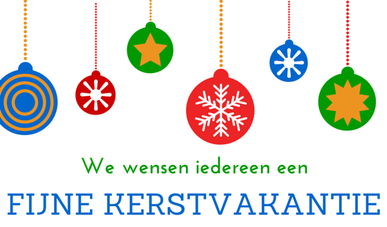 Zojuist is onze nieuwsbrief weer verschenen.Wij wensen alle leerlingen en hun ouder(s) heel fijne feestdagen!