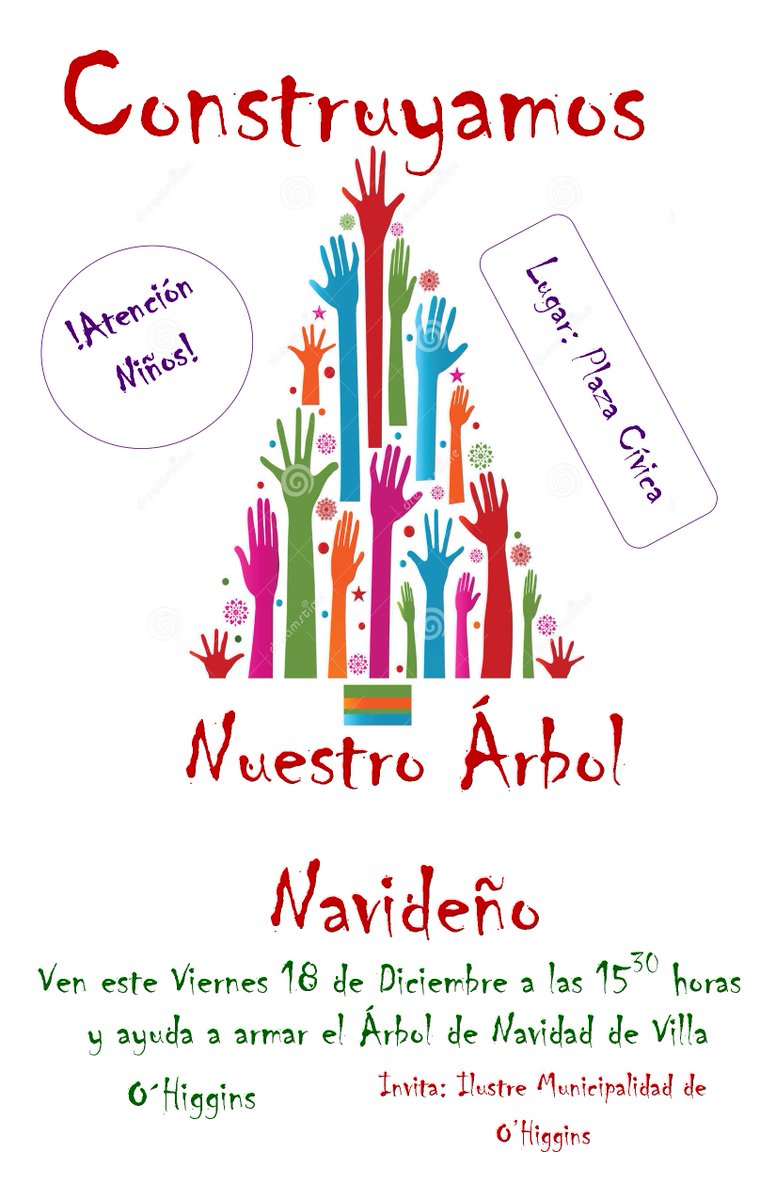 Hoy un evento para compartir en familia #Navidad #VillaOHiggins