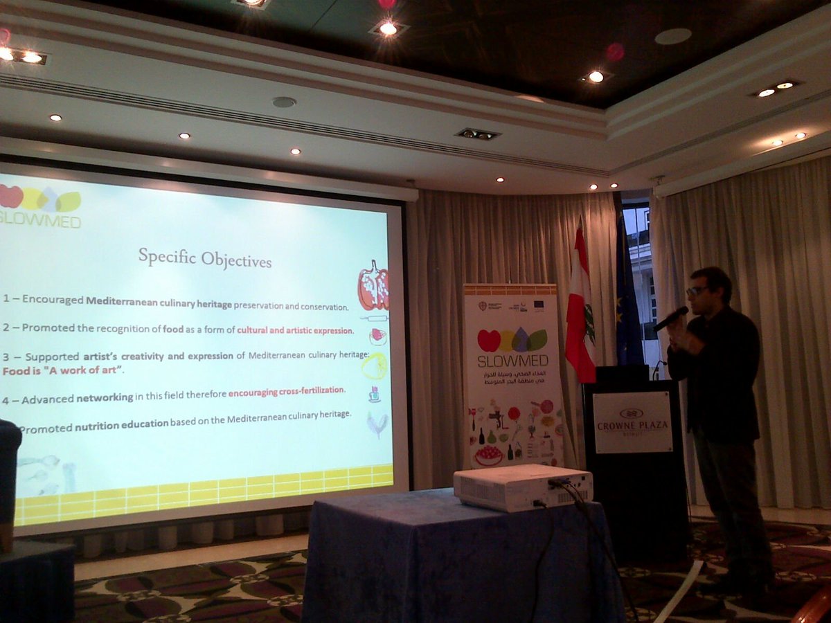 SlowMedProject's tweet image. Mr. Alberto Biondo, project coordinator of SlowMed project, presents the results @ENPICBCMed