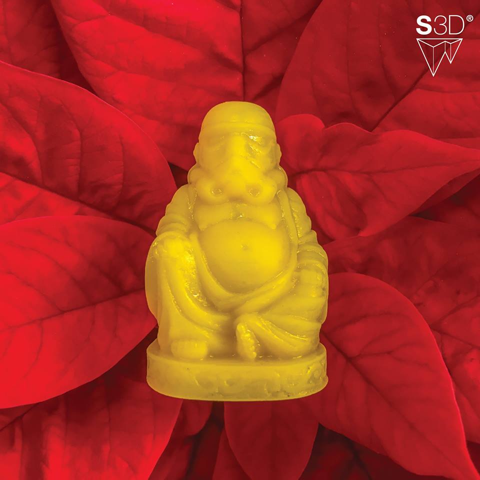Stalactite3d's tweet photo. May the peace be with you! #Starwars #Buddatrooper #3Dprinting #HighDefinition #Barcelona https://t.co/RcEv0iluep