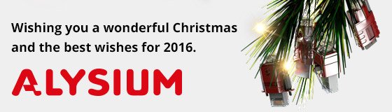 ALYSIUM_TECH's tweet photo. Merry Xmas from @ALYSIUM_TECH ! Our German office is closed from Dec. 24th to Jan. 3rd. https://t.co/JGml1Bd5su