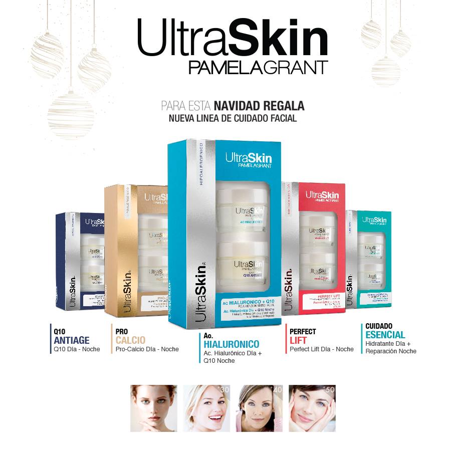 pamelagrantcl's tweet image. Mantener, rejuvenecer, atenuar, fortalecer… un regalo que toda mujer necesita esta Navidad. #UltraSkin