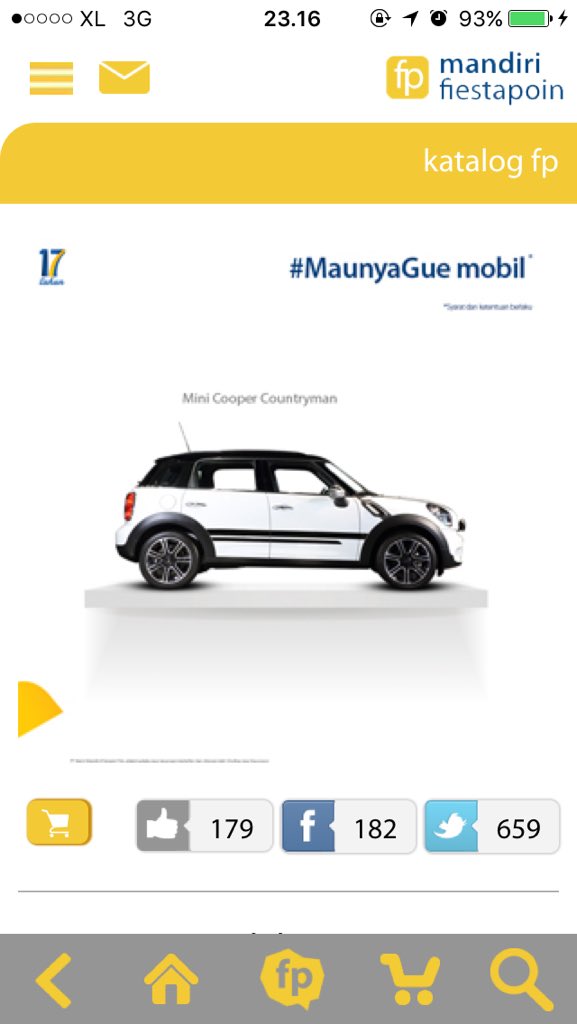 LydiaLau_'s tweet photo. @mandirifiesta Lydia Apreciana Laweri #MaunyaGue Mini Cooper Countryman https://t.co/fnO6IyZYFh