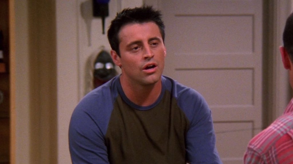 FriendsReruns's tweet photo. SANDY: What's the one kind of boat that can never, ever sink?
JOEY: What kind?
S: A friend-ship!
J: You blow my mind https://t.co/mz2YAKY41k