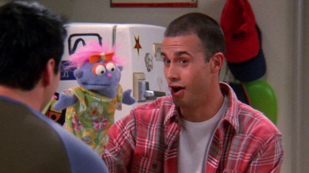 FriendsReruns's tweet photo. SANDY: What's the one kind of boat that can never, ever sink?
JOEY: What kind?
S: A friend-ship!
J: You blow my mind https://t.co/mz2YAKY41k