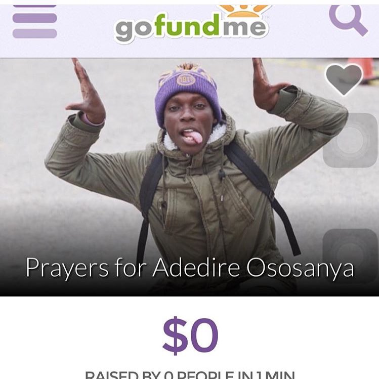 C00kiesAndCREEm's tweet photo. Just donated, please contribute to help lay him to rest. Anything helps. #KingDire https://t.co/V2KIc5zXDn