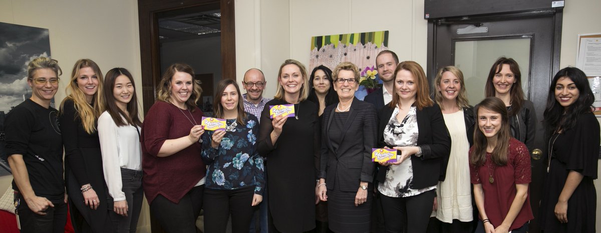 Thanking some of the team behind Ontario's first ever Marketer of the Year nomination for #WhoWillYouHelp #thelist15