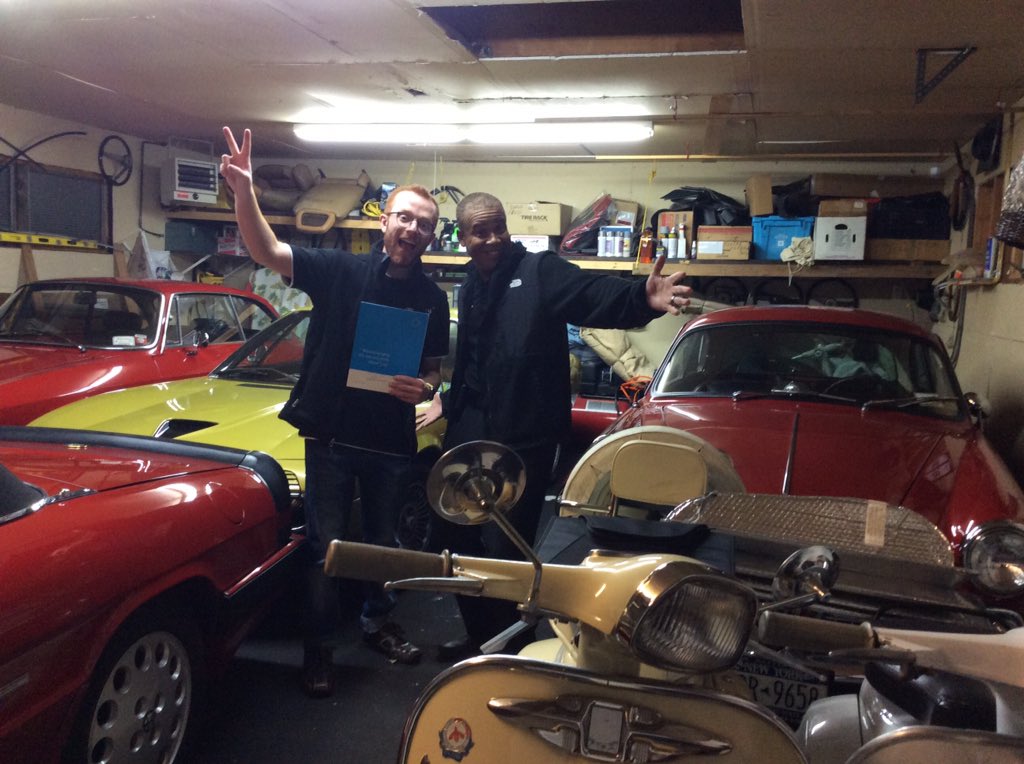 EvanSolarNY's tweet photo. Coolest Garage I've seen in a while! #NrgHomeSolar #NrgHappyFaces https://t.co/6JyySLeXpZ