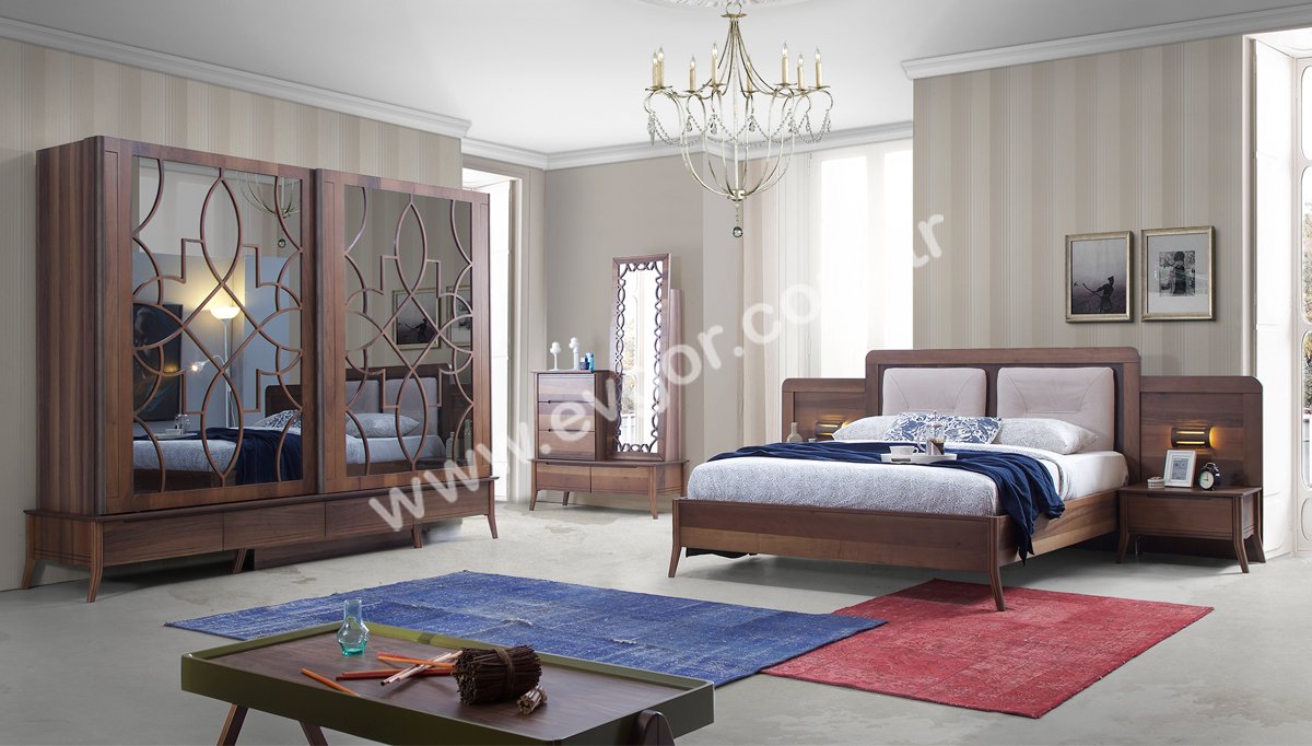 Evgör Mobilya on Twitter "Astana Ceviz YatakOdası ve YemekOdası