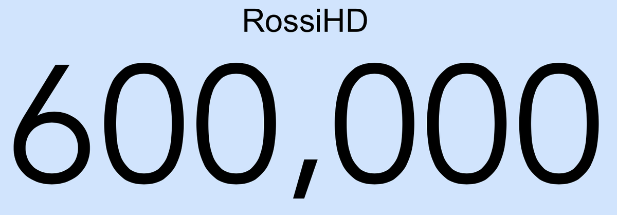 ROS5IHD's tweet photo. thank you legends, you’ve helped me achieve 600,000 subscribers on youtube! means a lot. <3 https://t.co/WboYg05Piw