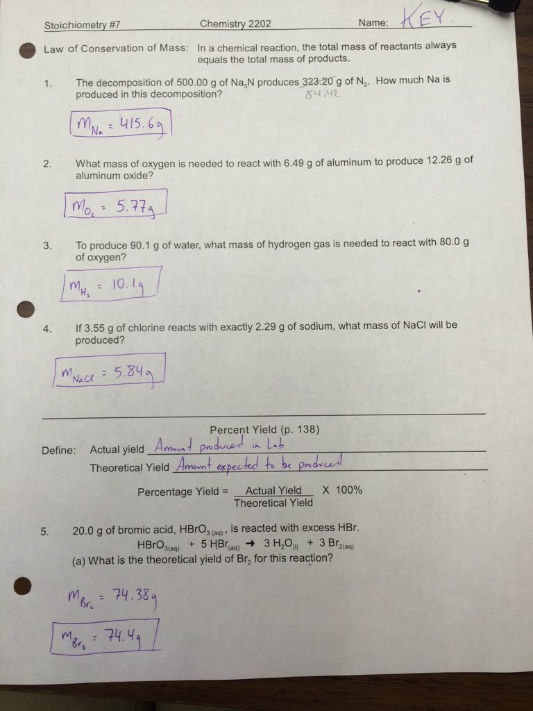 mathmrmorgan's tweet photo. Answers to the #Chem2202 worksheet https://t.co/IDQaHsDHM8