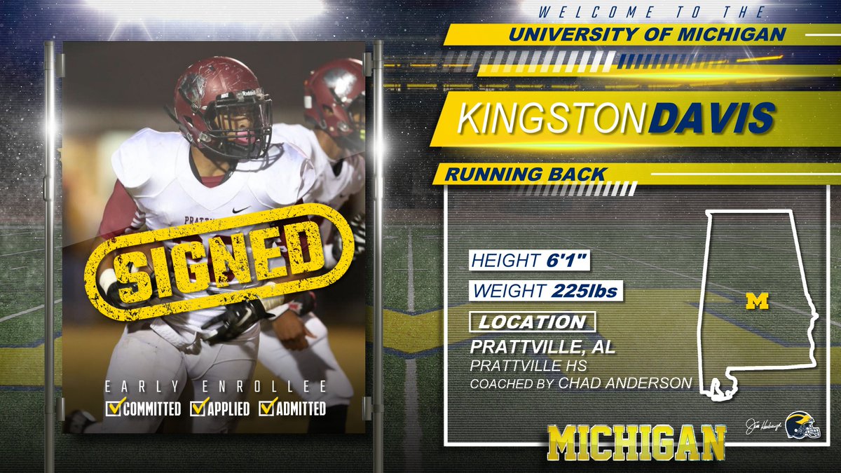 jimharbaugh's tweet image. Happy to announce the official addition of @_King_LD to the team! Proud to welcome your family into ours!