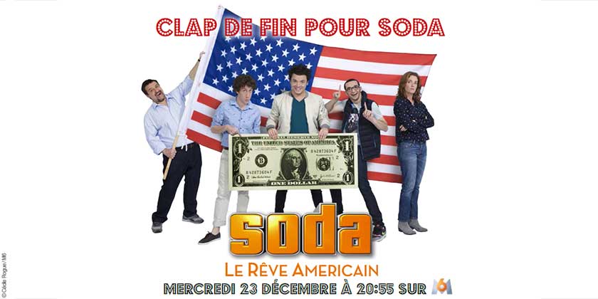 M6's tweet photo. Le dernier épisode de #SODA, c'est mercredi à 20:55 ! RT si vous comptez regarder !! 😀😀 https://t.co/nQbfEnUUfu