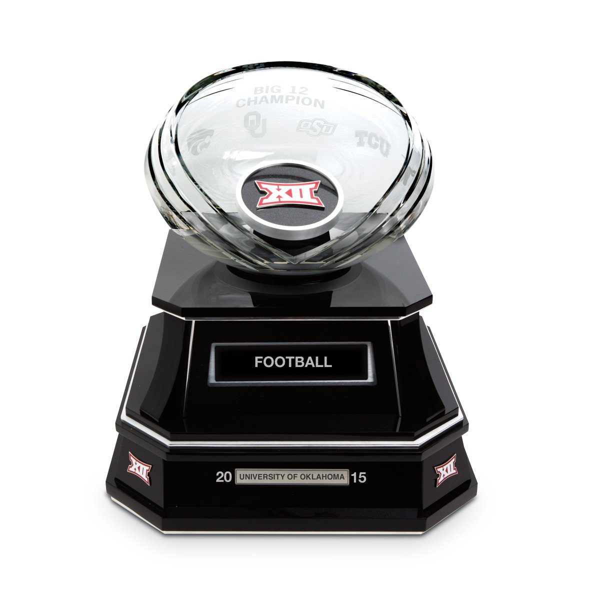 Visit <a href="/academy/">Academy Sports + Outdoors</a> in Norman on Sunday, from 2-4pm to take a free photo with the #Big12FB Championship Trophy!