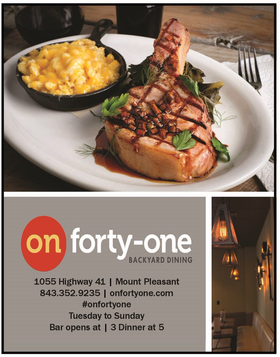 OnFortyOne's tweet image. Enjoy #OnFortyOne #BackyardDining this Weekend!
Bar open at 3pm with #HappyHour specials til 6pm
Dinner 5-10pm. …