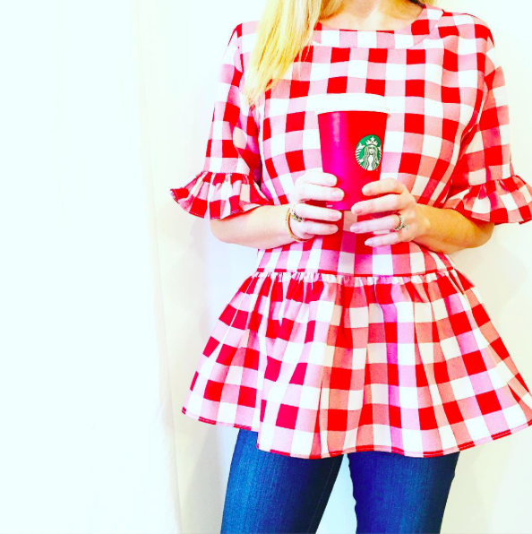 shoplaroque's tweet photo. wondering what you'll wear on Christmas...we've got you covered. Order our red gingham Betty B today! https://t.co/ToYoXEHDra