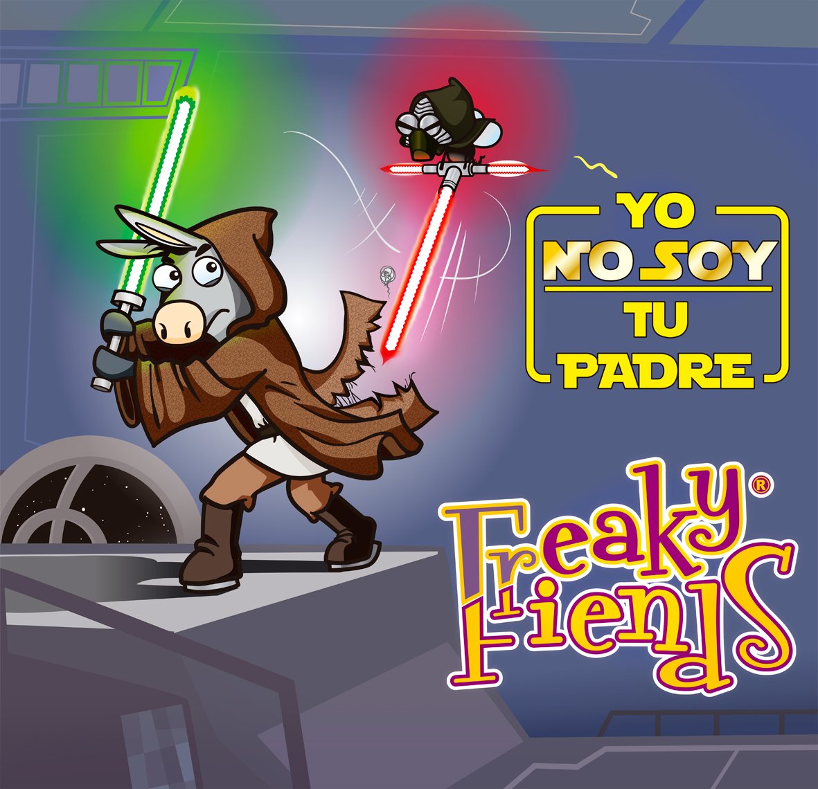 Freaky Friends (@freakyfriends) on Twitter photo Yo no soy tu padre!!! Que la fuerza os acompañe! !! ;) Yo no soy tu padre!!! Que la fuerza os acompañe! !! ;)