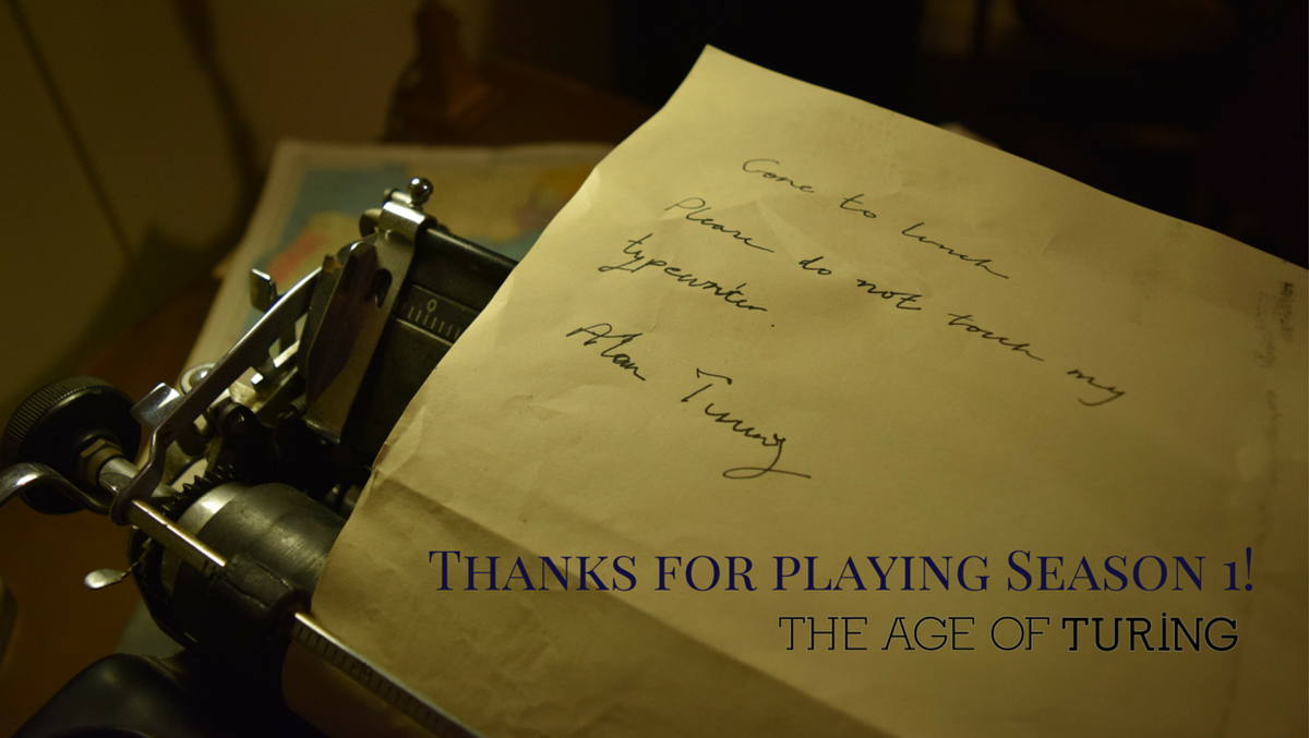 ageofturing's tweet photo. Seasons Greetings! Just taking a moment to wishing everyone Happy Holidays &amp; to say thank you for playing Season 1. https://t.co/7LWSFSXwPf
