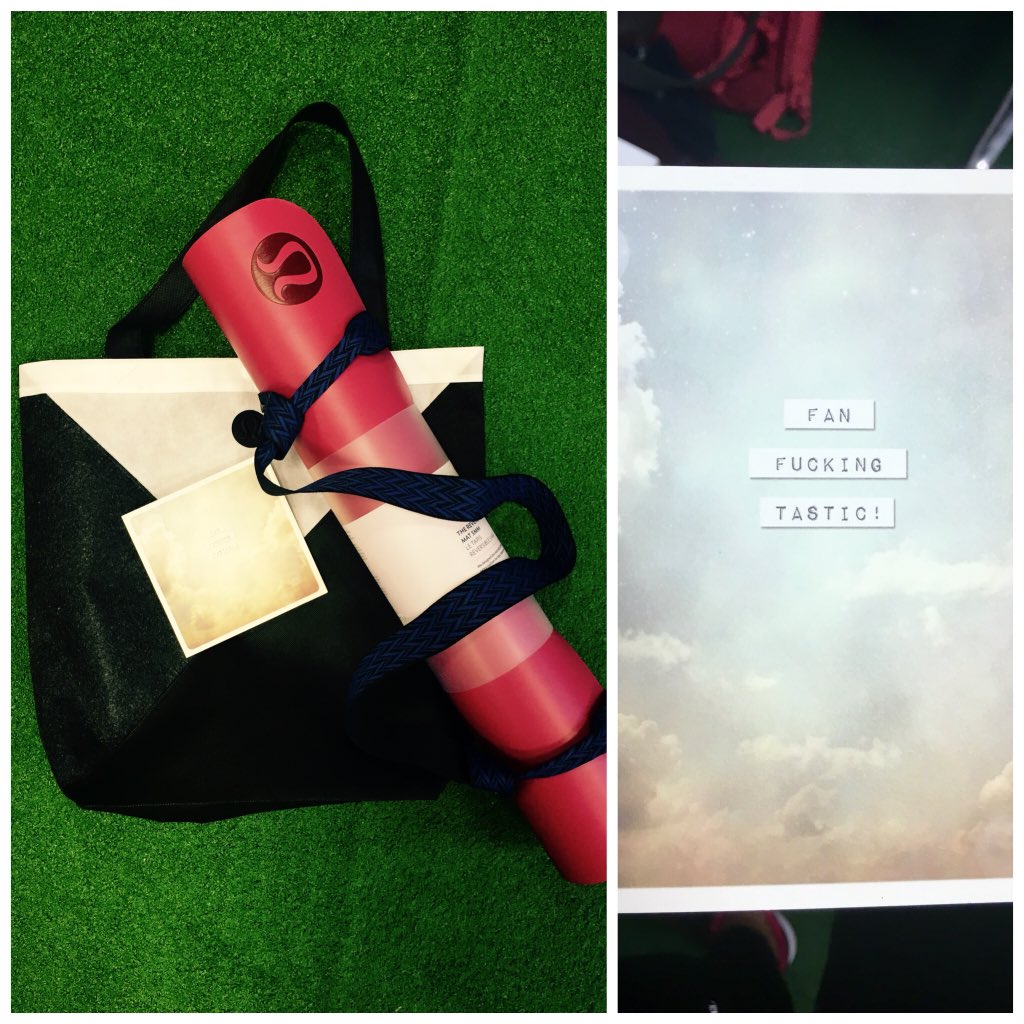 Thank you <a href="/eartotheground/">Ear to the Ground</a> for my  <a href="/lululemonUK/">lululemon UK</a> yoga mat. Amazing leaving gift and perfect for my Indian adventure 🙏🏽