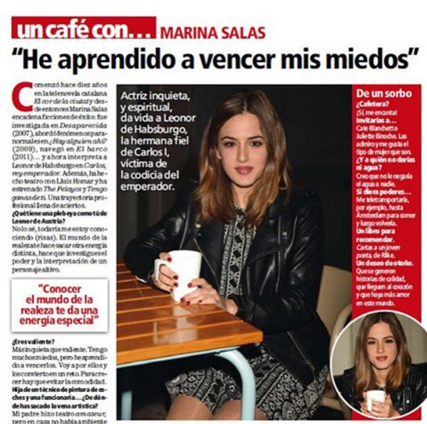 'Un café con... Marina Salas' en @teleprograma_tv