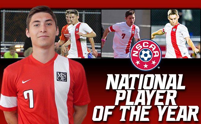 IT'S OFFICIAL: Logan Andryk Named NSCAA National Player of the Year bit.ly/1T6nvBi #WeArrrRaiders