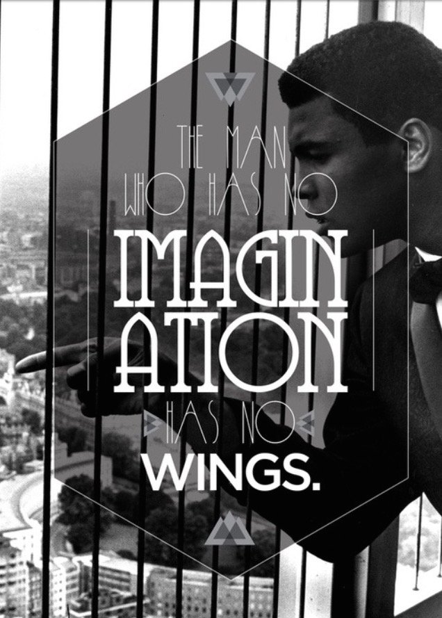 JumpPerformance's tweet image. The man who has no imagination, has no wings.